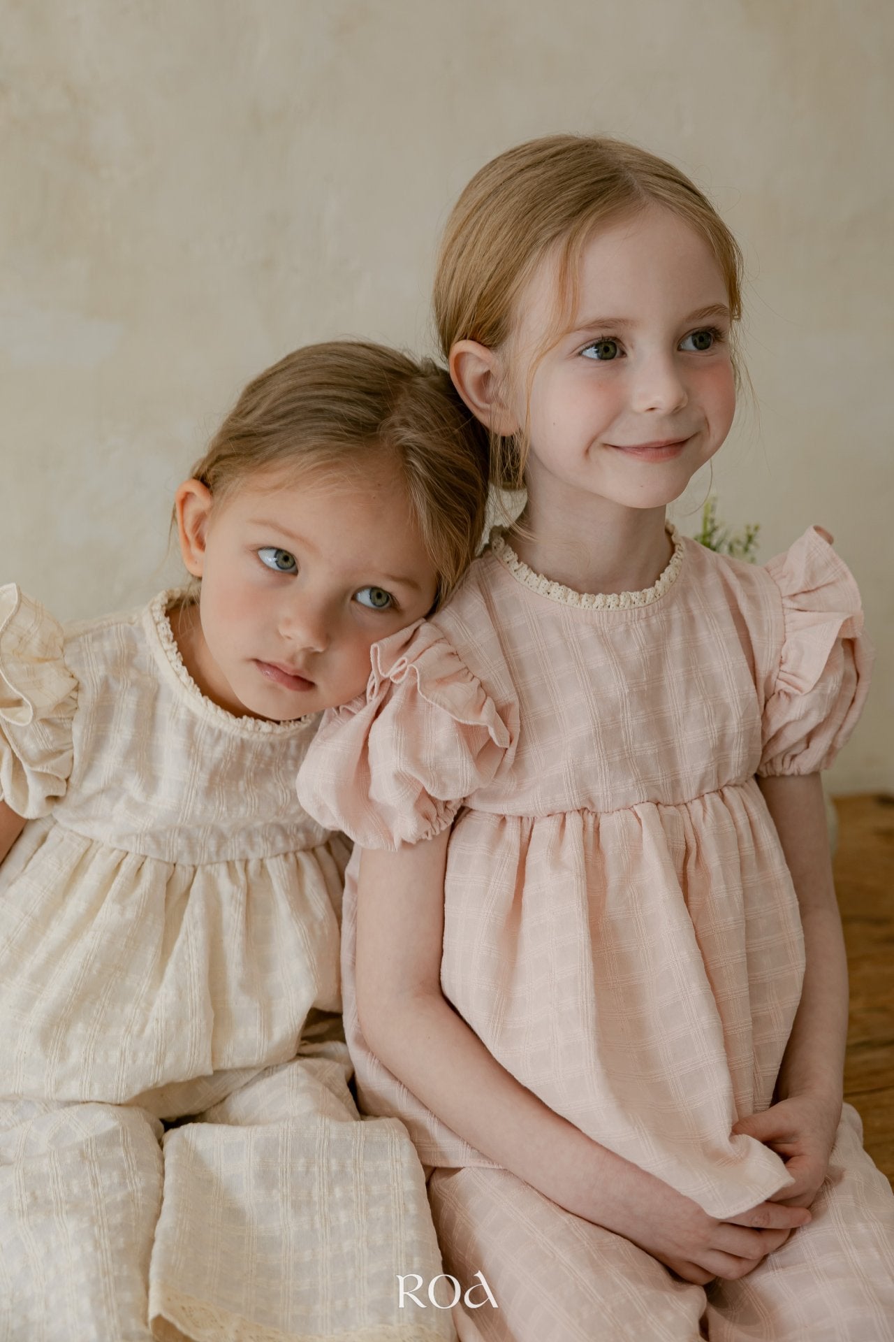 韓國童裝 25夏 | RO25201 Bell Kids Top and Bottom Set