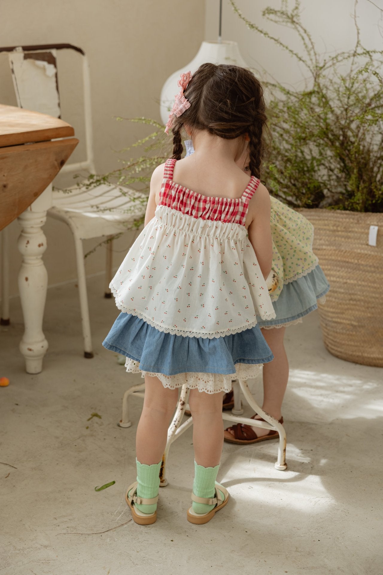 現貨▷ 韓國童裝 25夏 | FU25215 Skirt Pants (90/100)