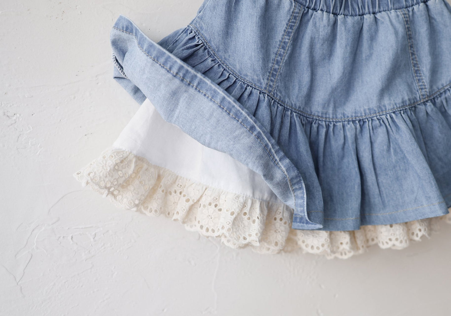 現貨▷ 韓國童裝 25夏 | FU25215 Skirt Pants (90/100)