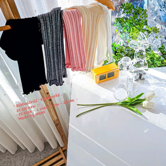 現貨▷ 韓國童裝 童襪 基本款上學襪 波滾邊小白襪 (12-14cm)