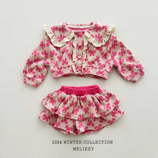 韓國童裝 25秋冬 | ME25450 Classic Ribbon Top