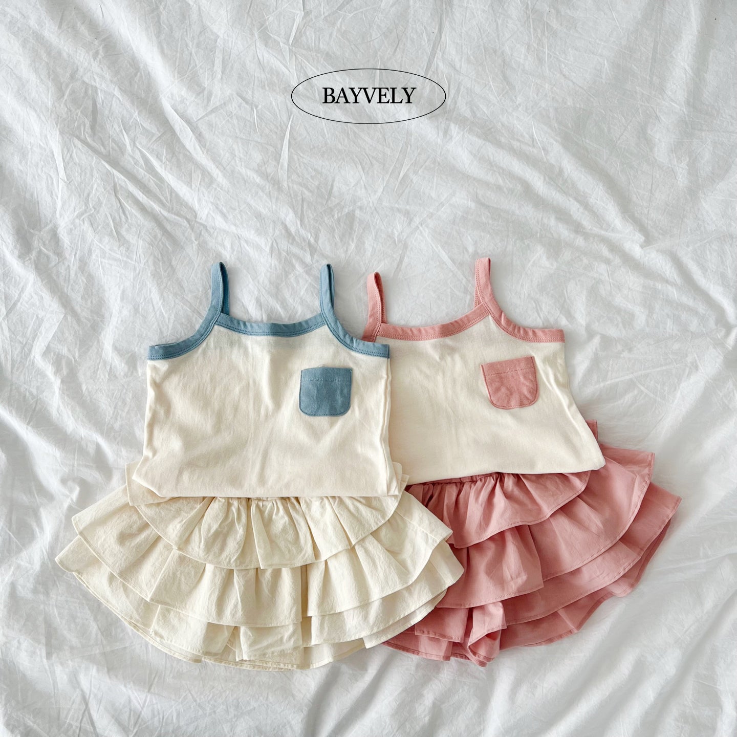 韓國童裝 25夏 | BV25226 Kids Cancan Skirt Pants