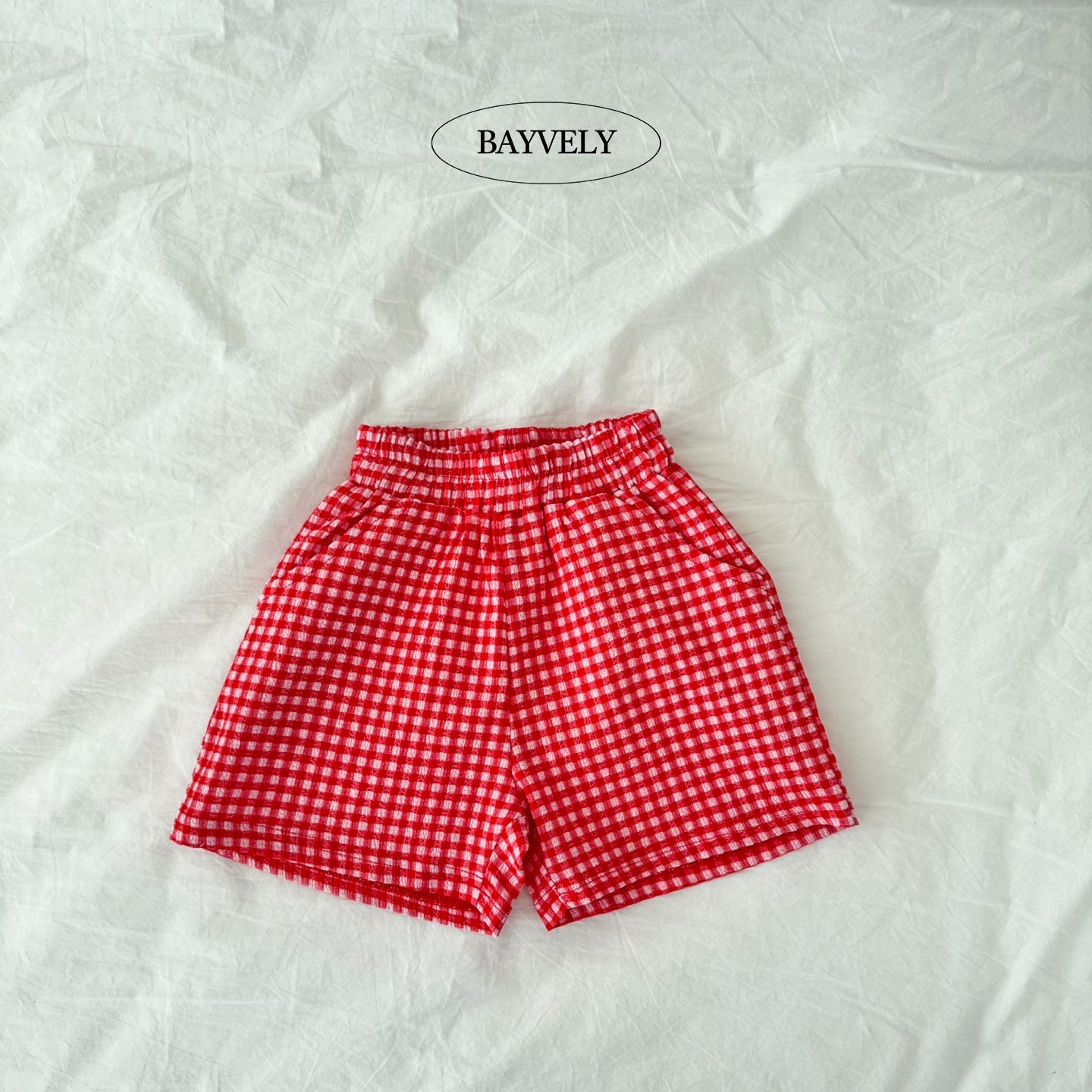 韓國童裝 25夏 | BV25224 Checkered Pants (Kids)