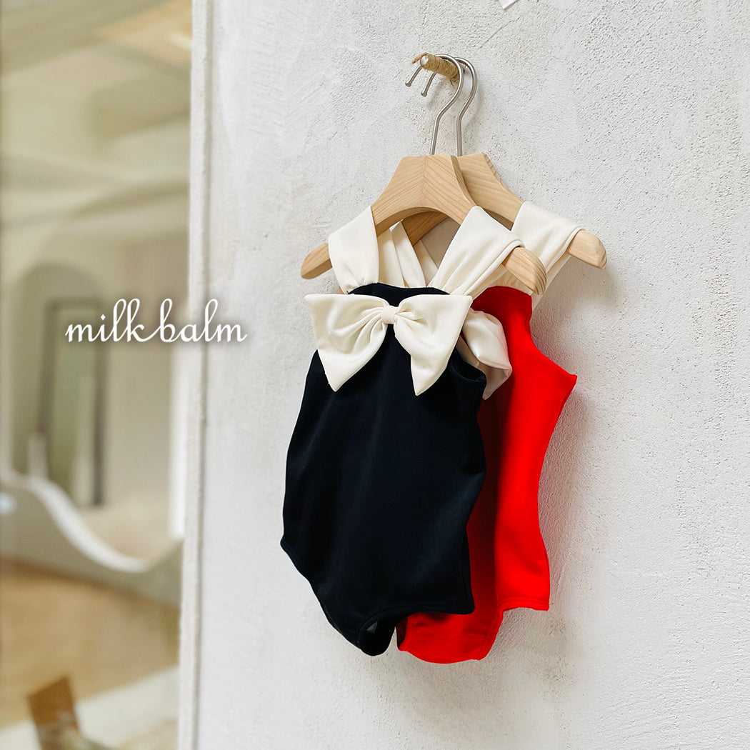 韓國童裝 25夏 | MK25204 RIBBON SWIMSUIT (BABY & KIDS)