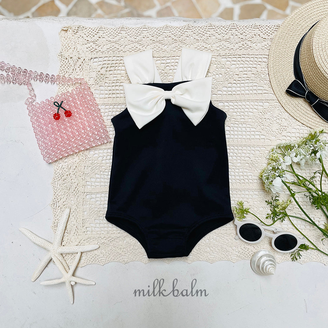 韓國童裝 25夏 | MK25204 RIBBON SWIMSUIT (BABY & KIDS)