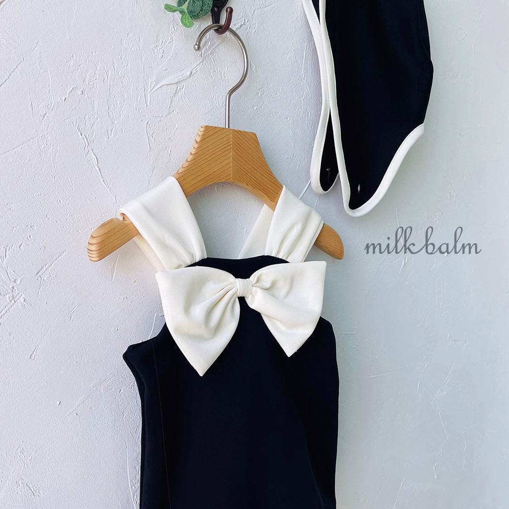 韓國童裝 25夏 | MK25204 RIBBON SWIMSUIT (BABY & KIDS)