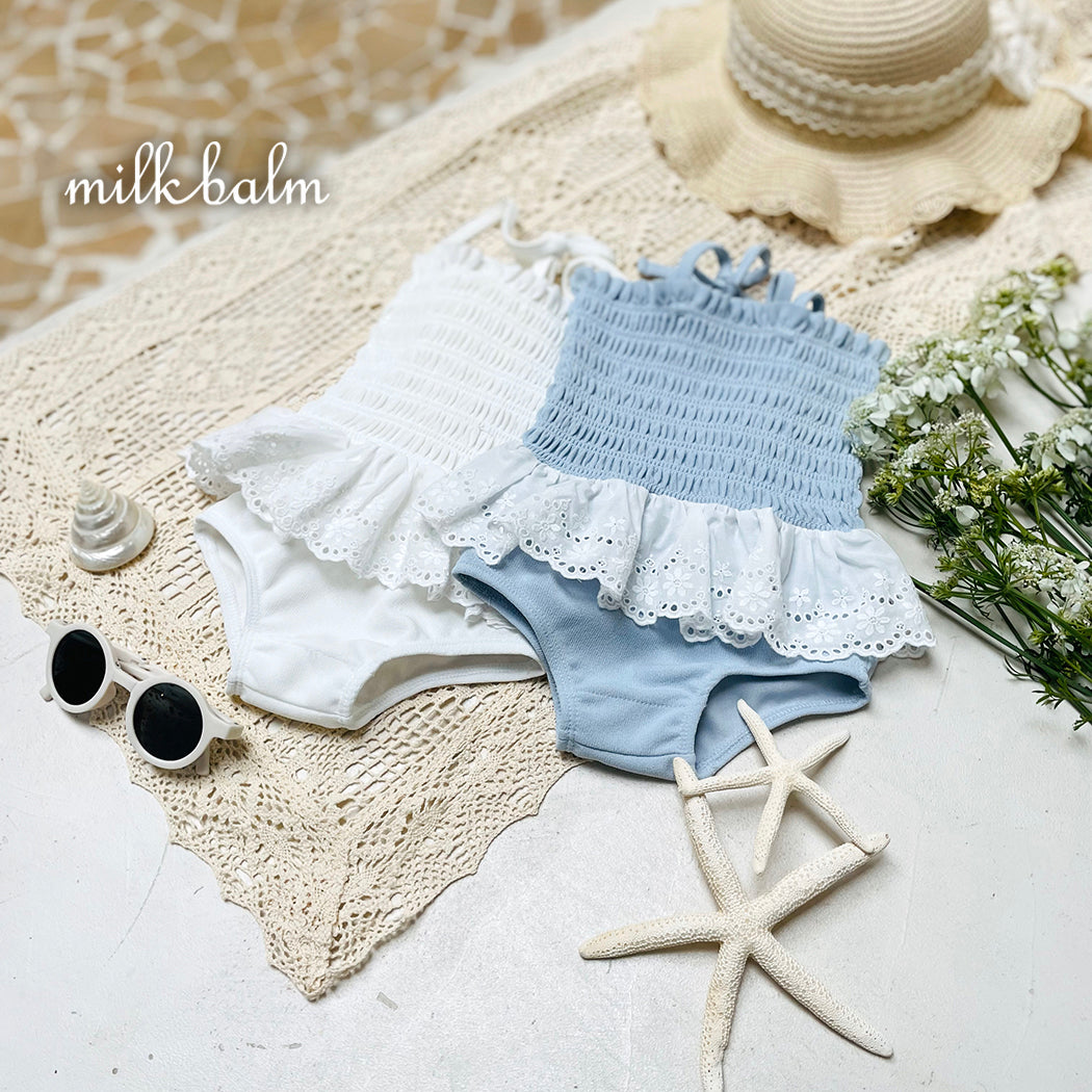 韓國童裝 25夏 | MK25203 LACE SWIMSUIT (BABY & KIDS)
