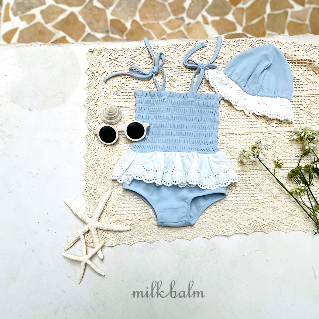 韓國童裝 25夏 | MK25203 LACE SWIMSUIT (BABY & KIDS)