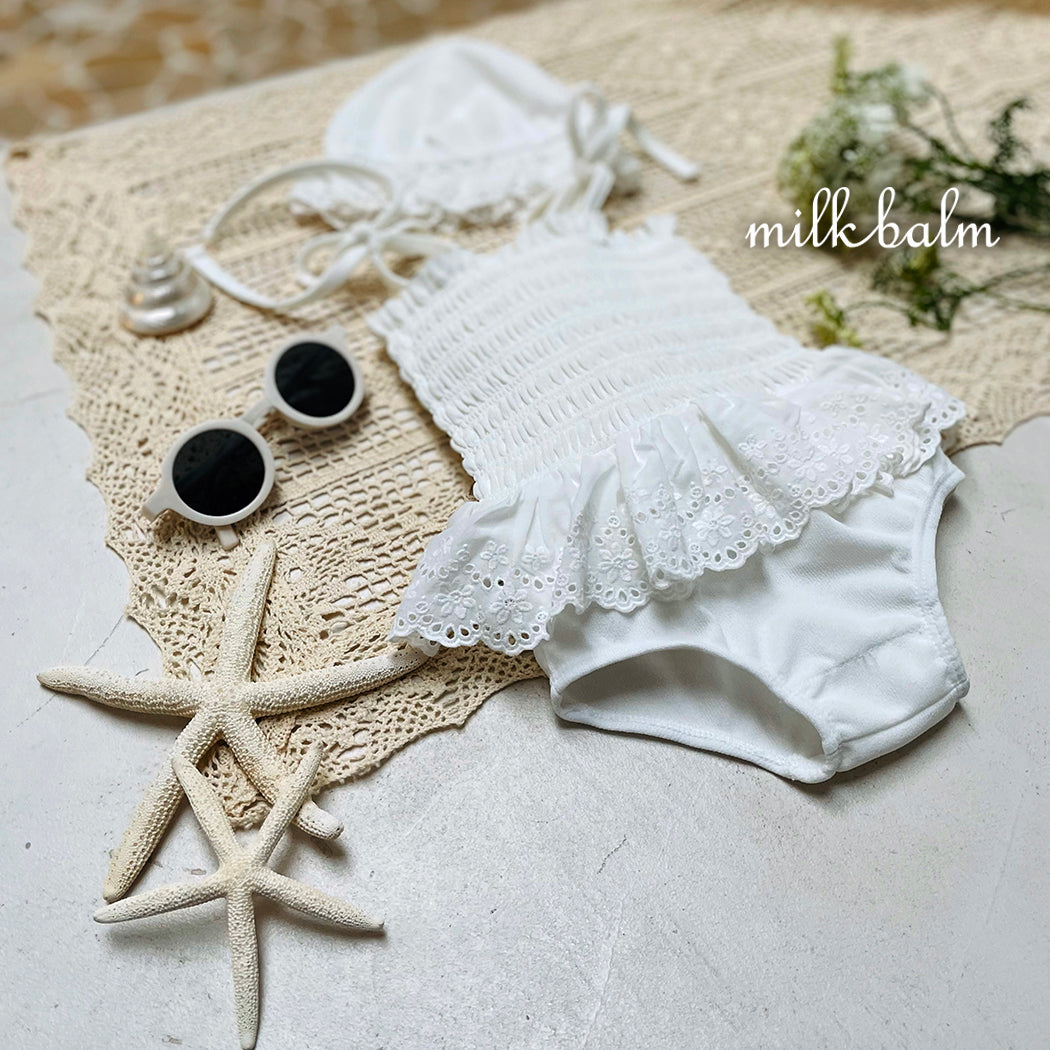 韓國童裝 25夏 | MK25203 LACE SWIMSUIT (BABY & KIDS)