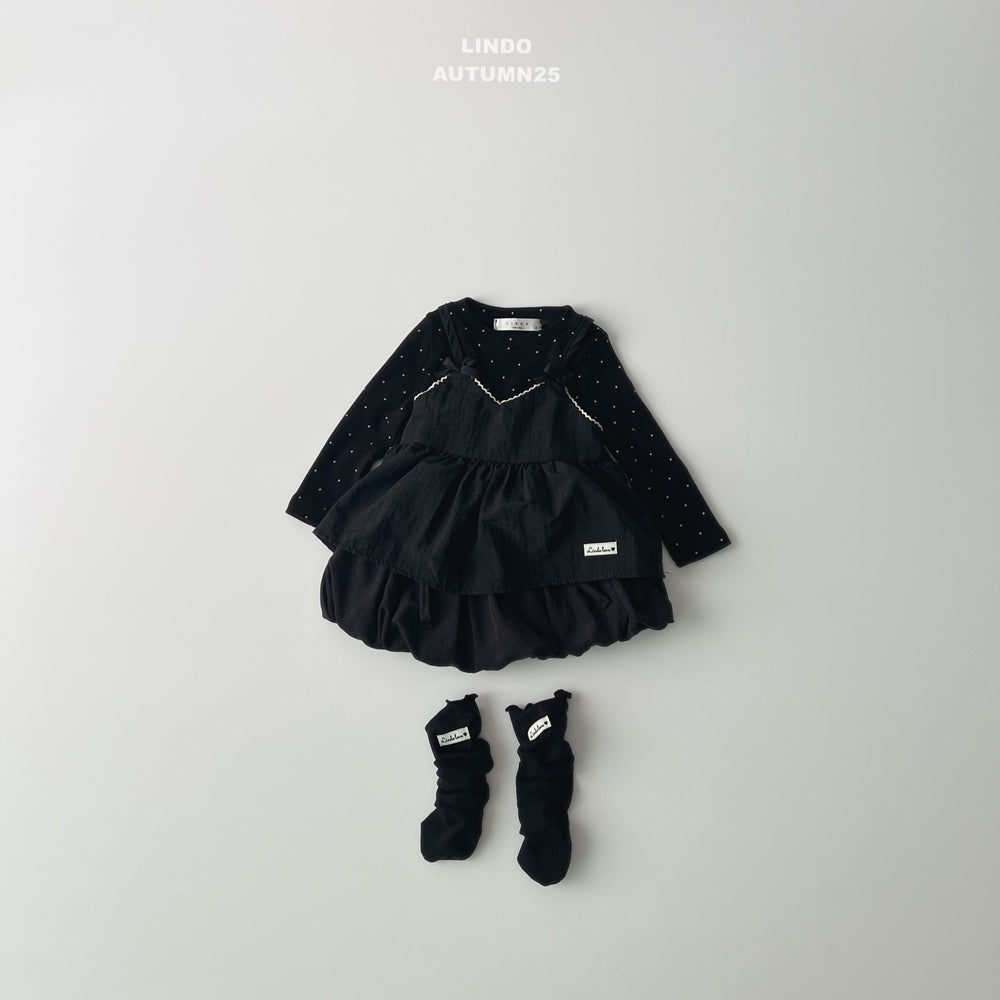 韓國童裝 25秋 | LD25314 Pompom skirt