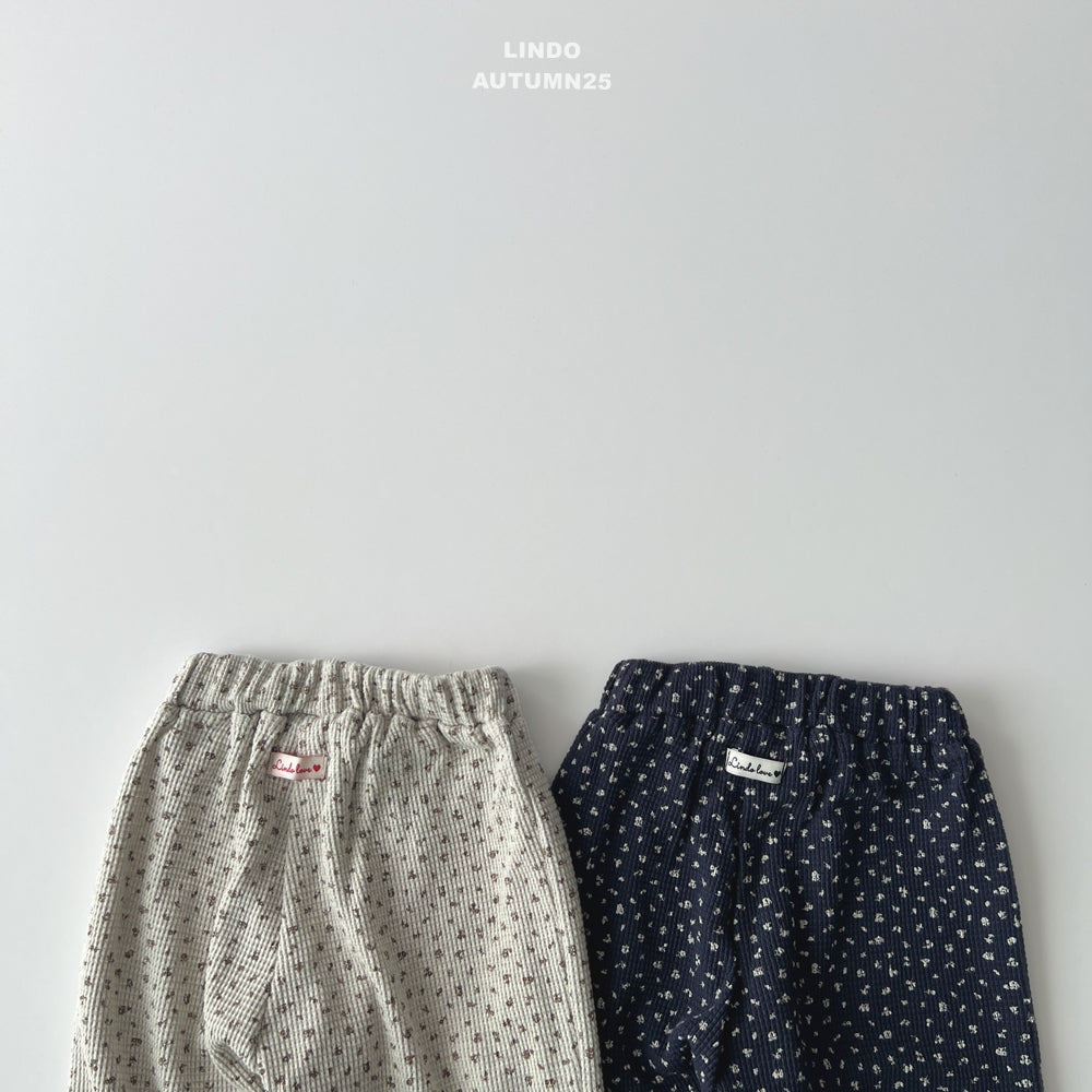 韓國童裝 25秋 | LD25313 Floral Jogger
