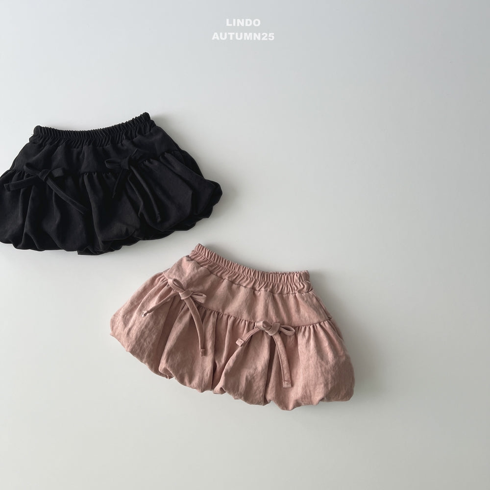 韓國童裝 25秋 | LD25314 Pompom skirt