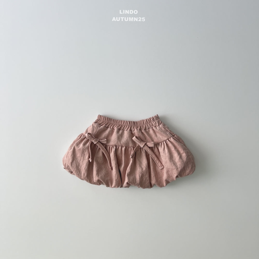 韓國童裝 25秋 | LD25314 Pompom skirt