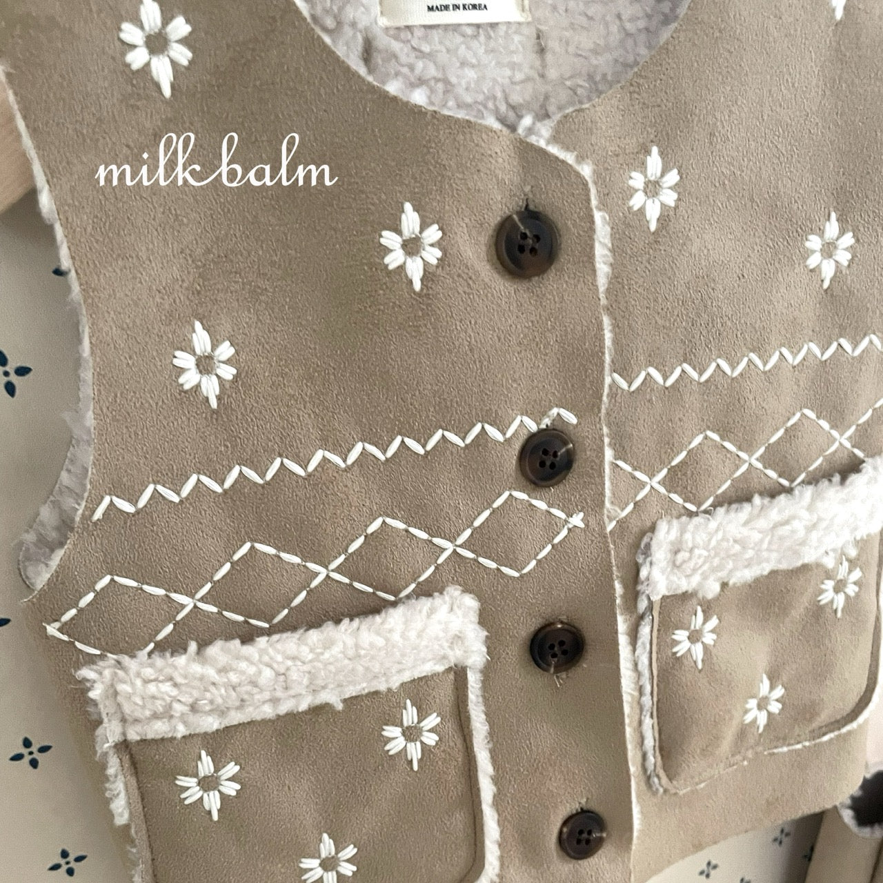韓國童裝 25秋冬 | MK25421 Snow Winter Vest 親子裝
