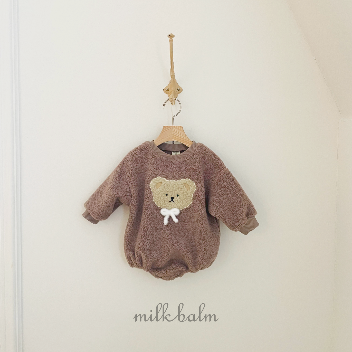 韓國童裝 25秋冬 | MK25416 Bear Bear Baby Suit