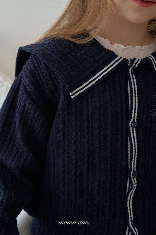 韓國童裝 26春| MN26124 Sailor Cardigan