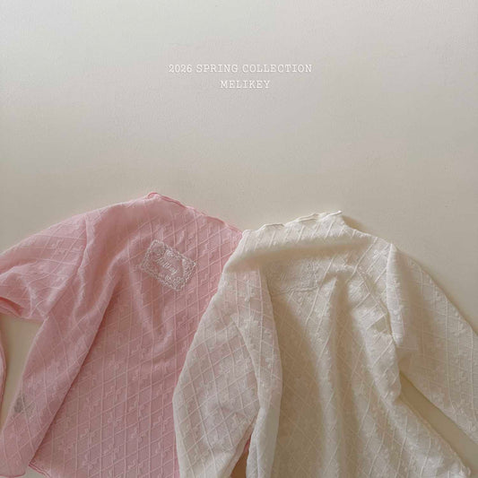 韓國童裝 26春 | ME26121 Mesh Tee