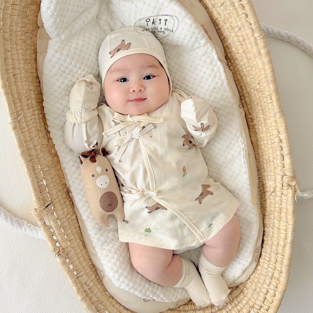 【現貨+預訂】ikii / Horse Baby 蘿蔔馬仔初生和尚衣