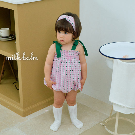 韓國童裝 26夏| MK31 Coco Smocking Suit (75-90cm)