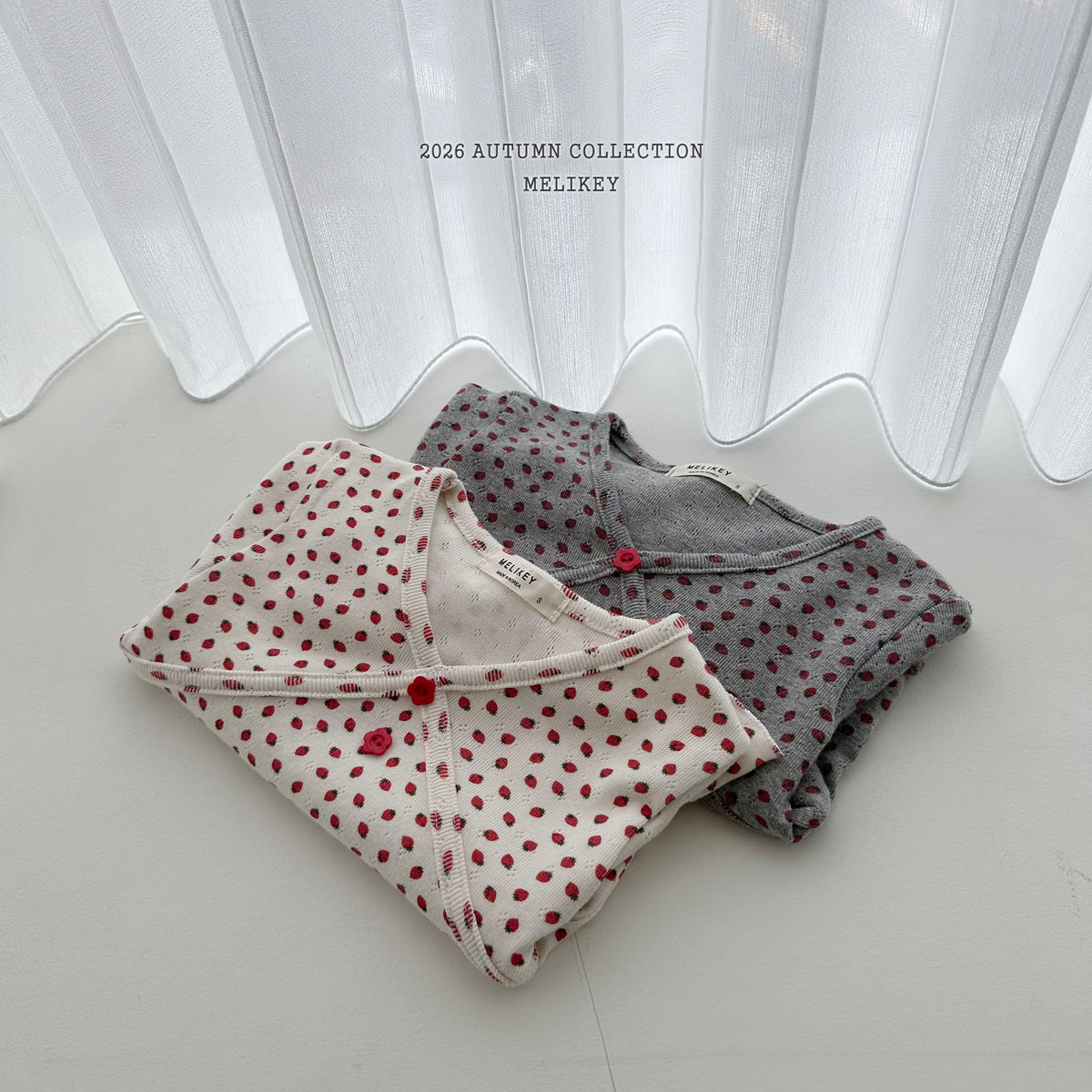 韓國童裝 26秋| ME09 Mini Strawberry T-shirt 上衣 (80-140)