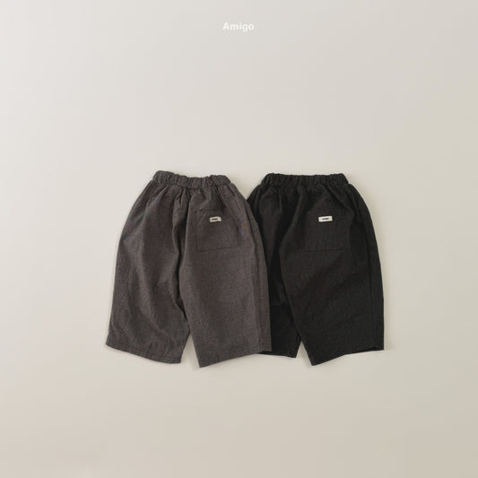 韓國童裝 26秋| AM40 Gingham Check Pants 長褲 (80-120)