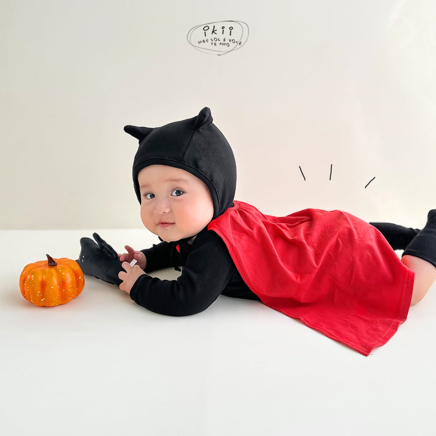 Halloween 2025新款 德古拉兩件套 (連身衣+帽子)