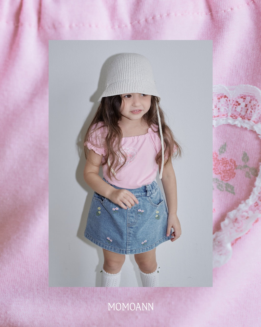 韓國童裝 26夏| MN26 Floa Denim 弗洛亞牛仔裙褲 (90-140cm)