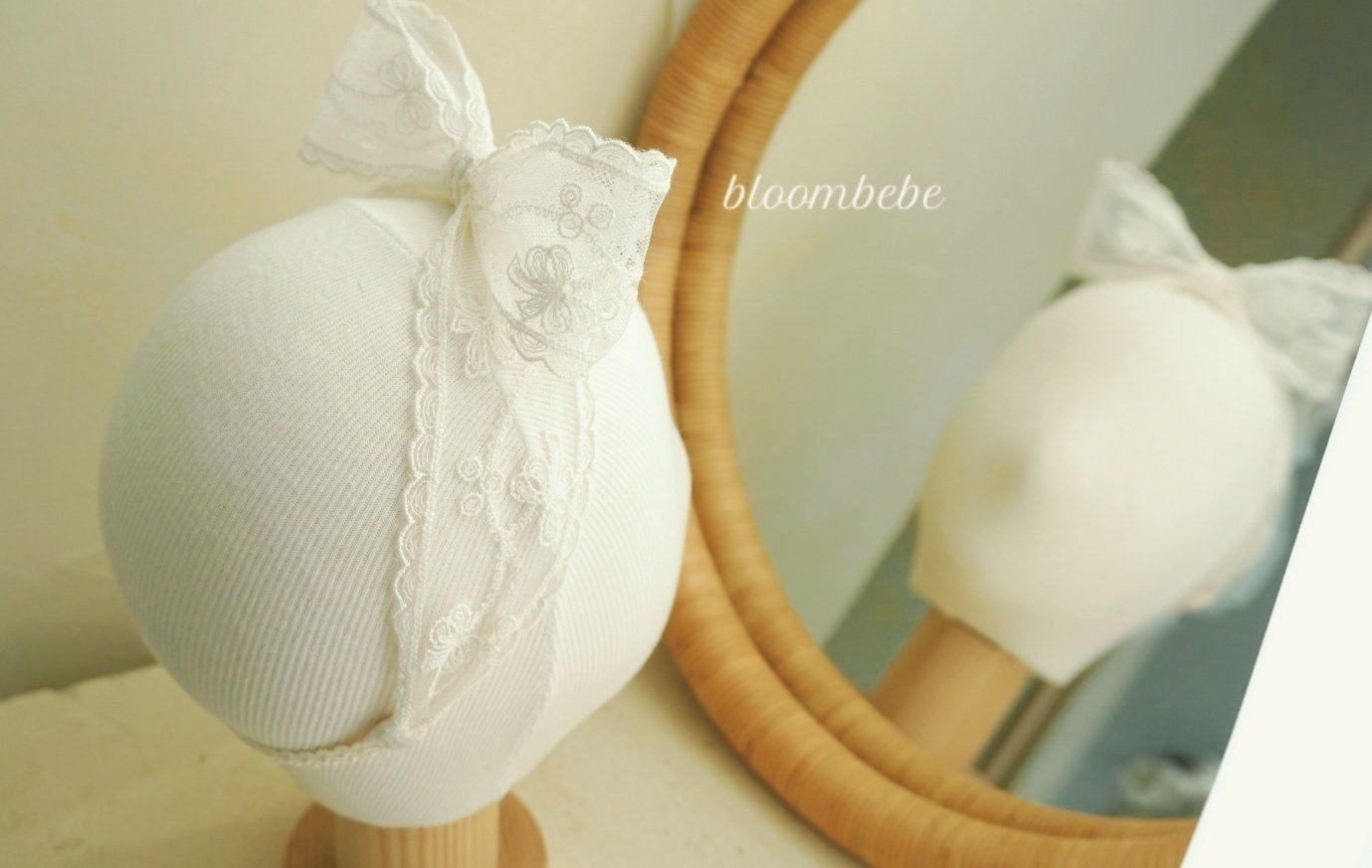 現貨▷ 韓國童裝 | 髮帶 Lace Ribbon Hairband 蝴蝶結頭帶 - FLO | FLOWERKKOCH
