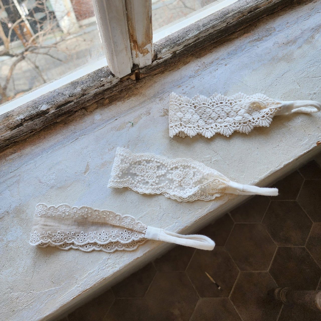 現貨▷ 韓國童裝 | 髮帶 Lace hairband set 一組三條 - FLO | FLOWERKKOCH