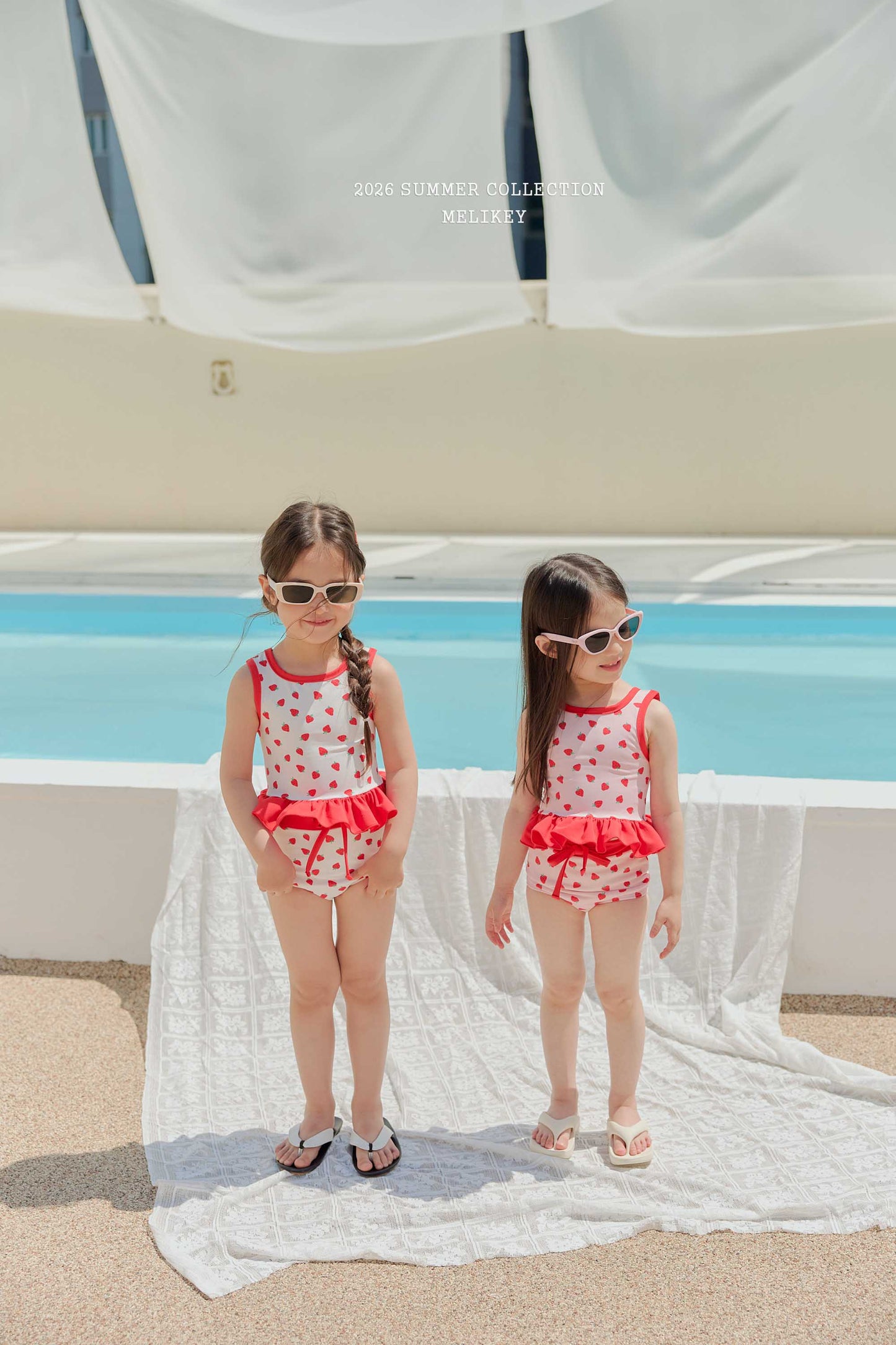 韓國童裝 26夏| ME59 Berry Swim SET 莓果泳裝套組 (90-130cm)