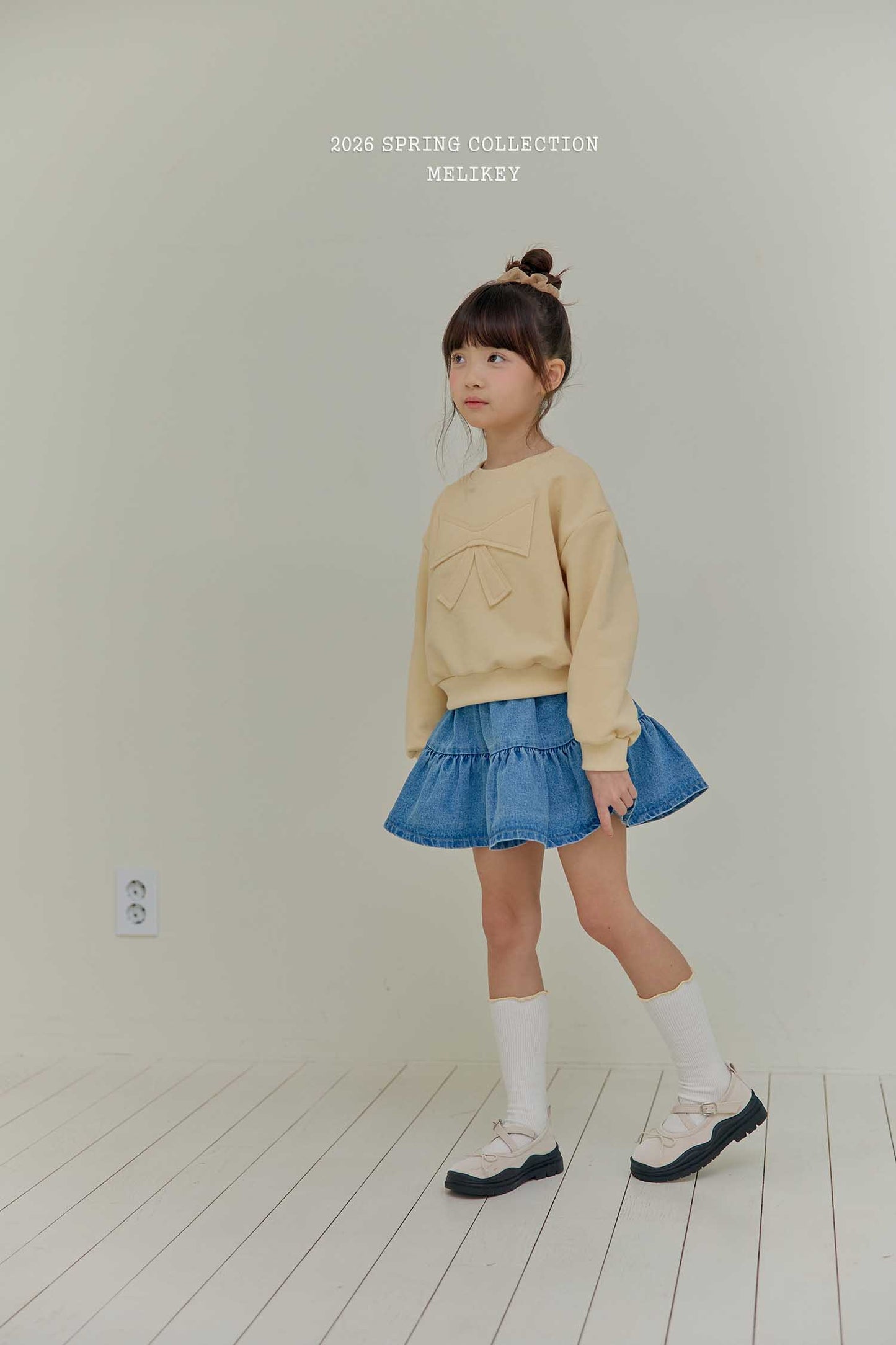 韓國童裝 26春 | ME26103 Butterfly Ribbon MTM