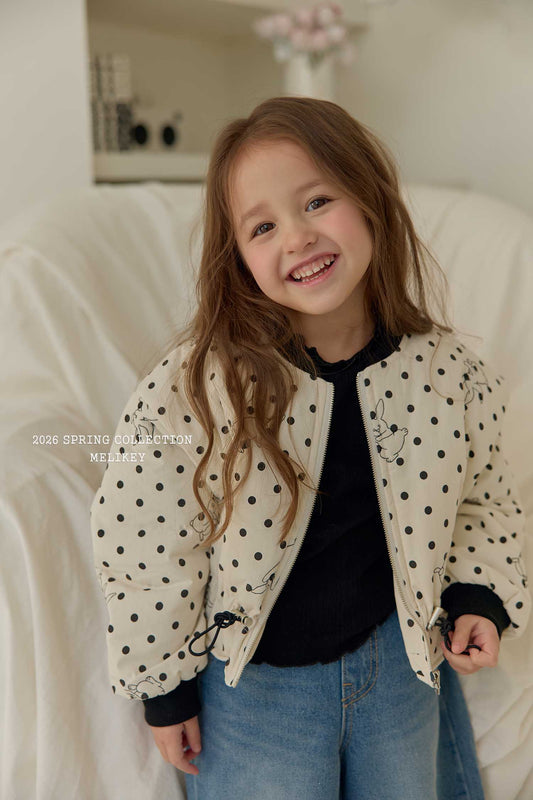 韓國童裝 26春 | ME26113 Bunny Bloom Jacket