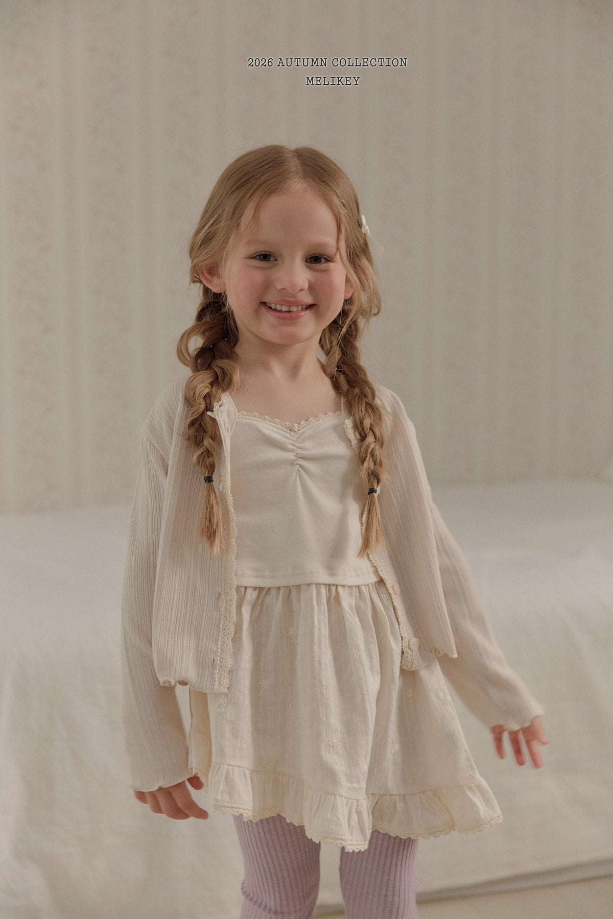 韓國童裝 26秋| ME25 Ballet Frill Sleeveless Dress 背心裙 (80-140)