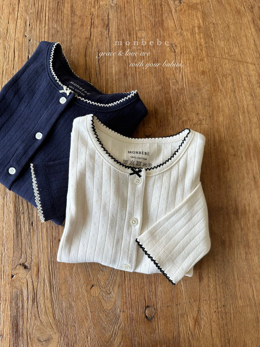 韓國童裝 25春| MB25106 MOMOM MOM CARDIGAN 親子裝