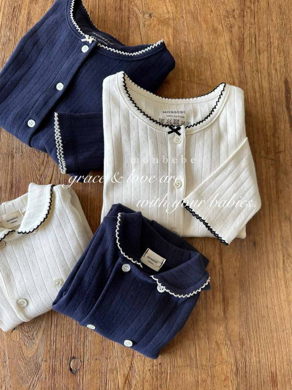 韓國童裝 25春| MB25106 MOMO NEWBORN SUIT 親子裝