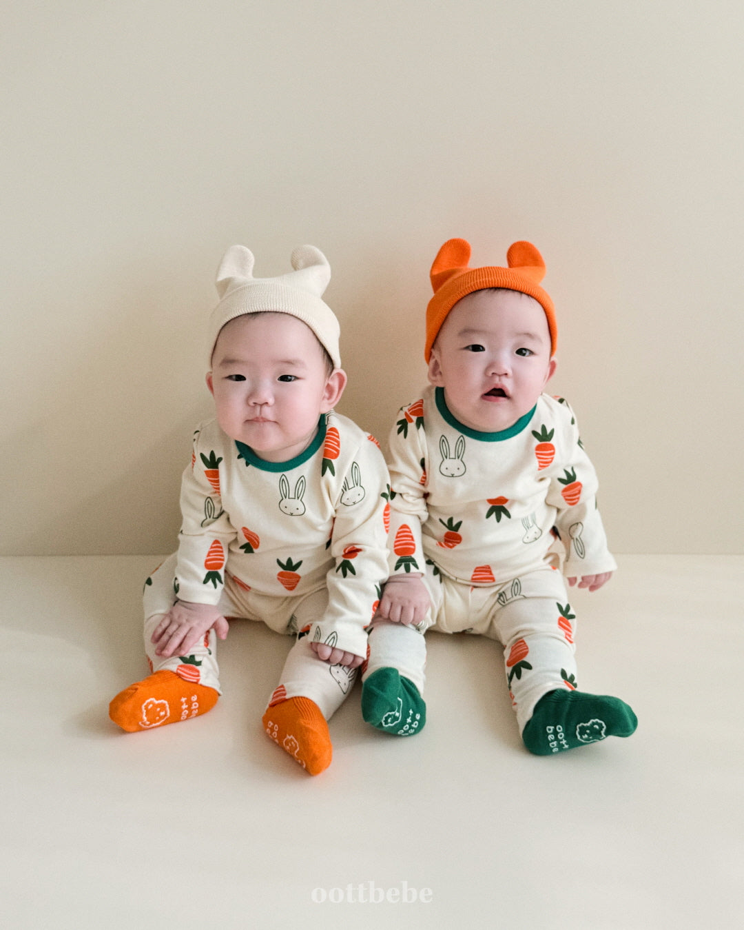 韓國童裝 | OT25113 Carrot Bunny Kids Homewear