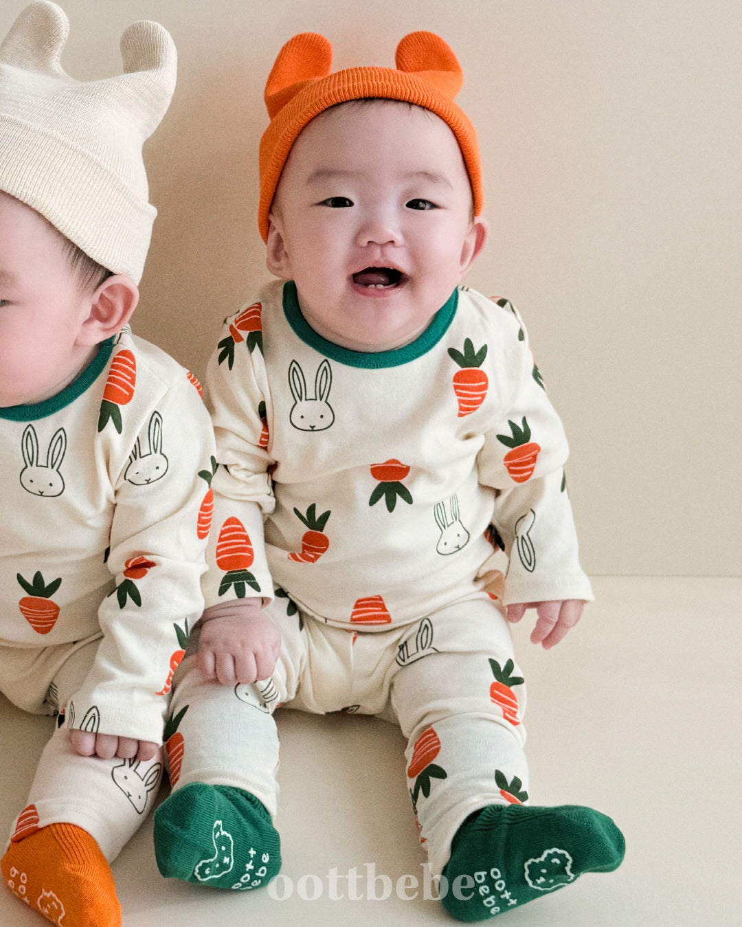 韓國童裝 | OT25113 Carrot Bunny Kids Homewear