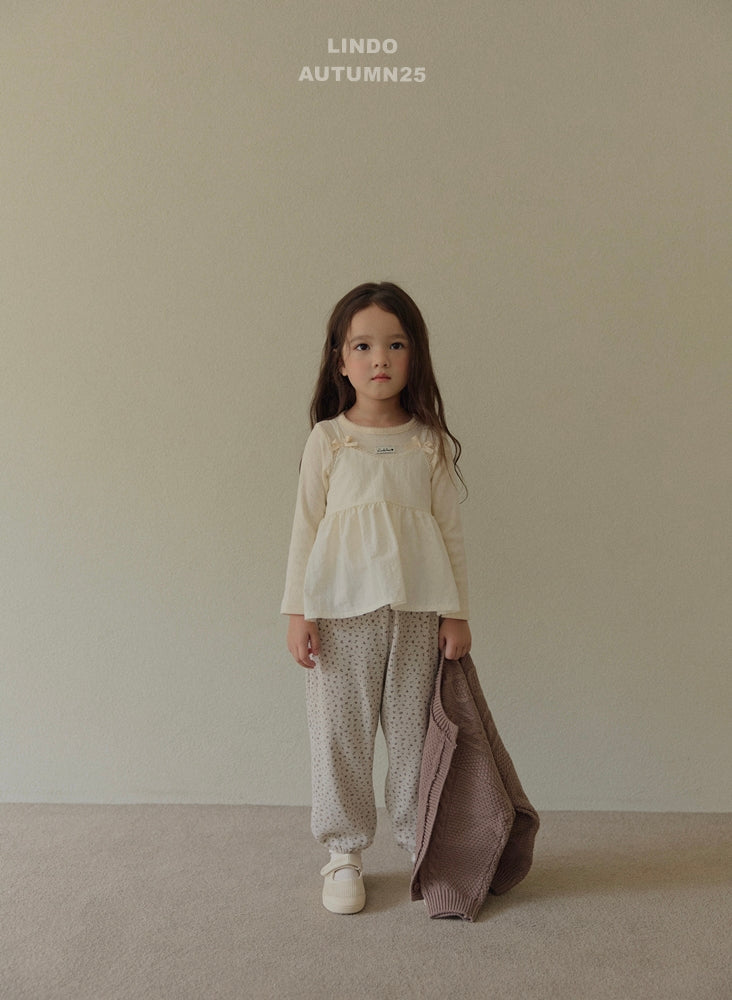 韓國童裝 25秋 | LD25311 Ribbon Sleeveless BL