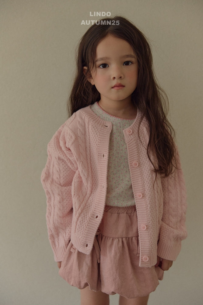 韓國童裝 25秋 | LD25305 Twisted Cardigan