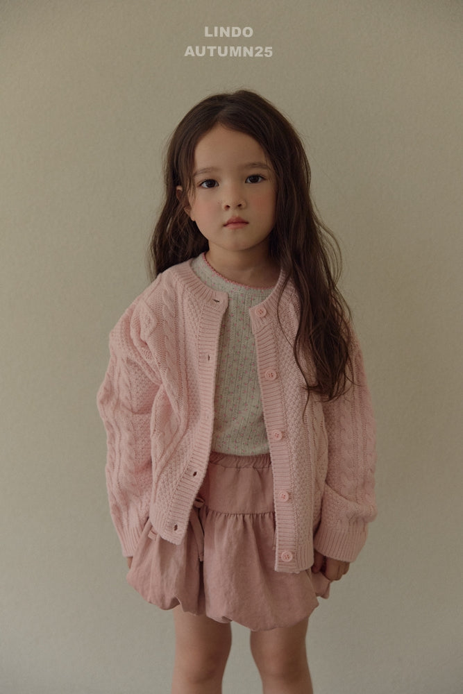 韓國童裝 25秋 | LD25305 Twisted Cardigan