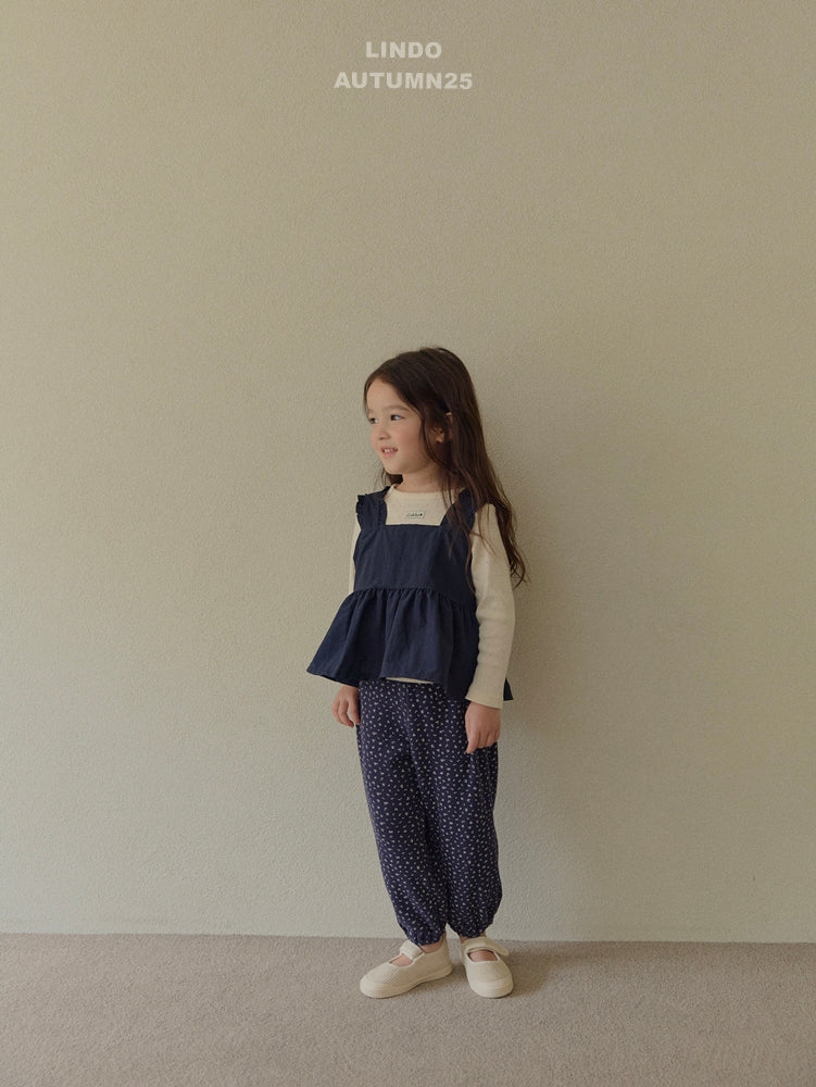 韓國童裝 25秋 | LD25313 Floral Jogger