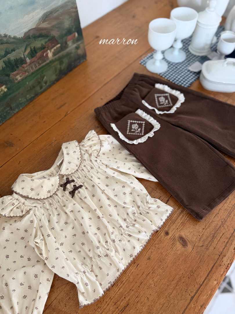 韓國童裝 26秋| MA18 Shine Blouse 上衣