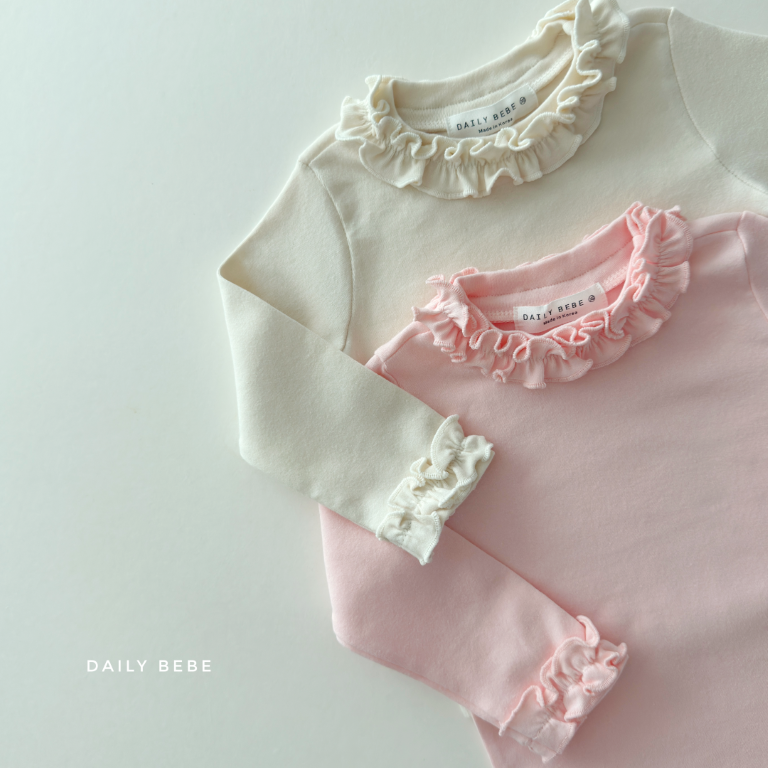 韓國童裝 26秋| DD26 Frill Sharrr Tee 上衣