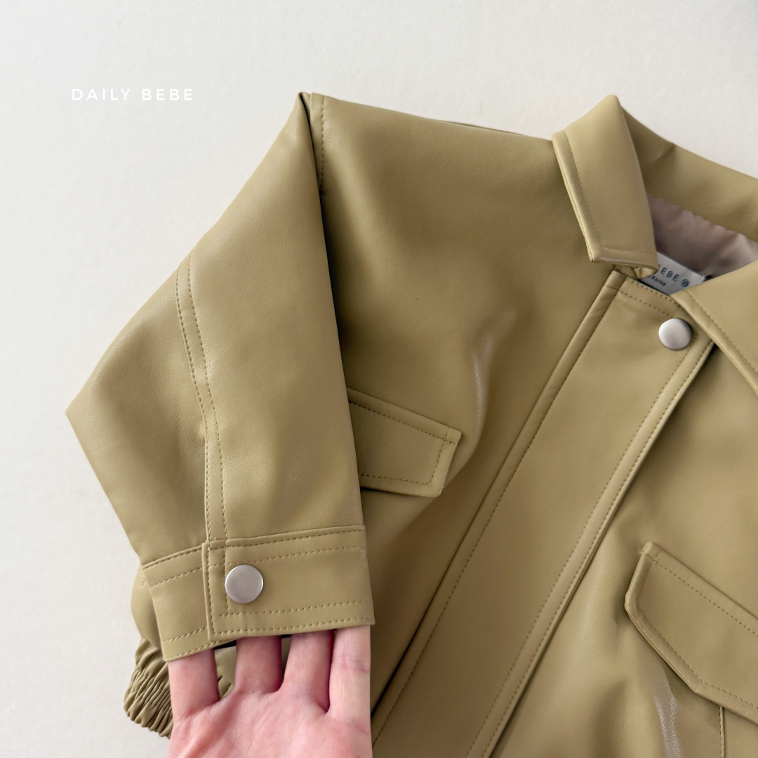 韓國童裝 26秋| DD09 Leather Jacket 外套