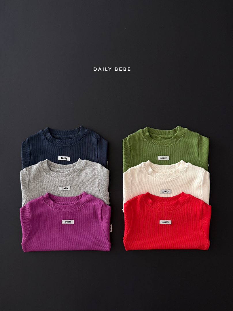 韓國童裝 26秋| DD16 DD Plain Tee 上衣