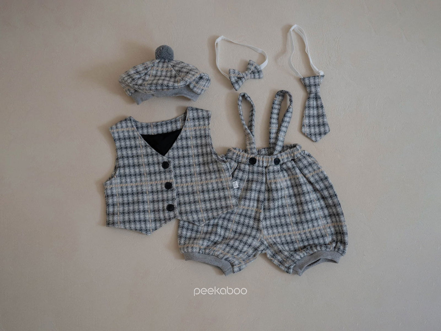 PEEKABOO 韓國正品 | PP24417 SHERLOCK SET (6M/12M/18M) - FLO | FLOWERKKOCH