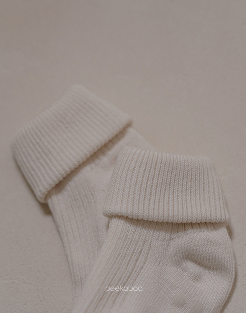 PEEKABOO 韓國正品 | PP25209 Newborn Socks Set of 3 (3對裝 有防滑)