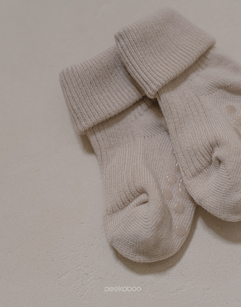 PEEKABOO 韓國正品 | PP25209 Newborn Socks Set of 3 (3對裝 有防滑)