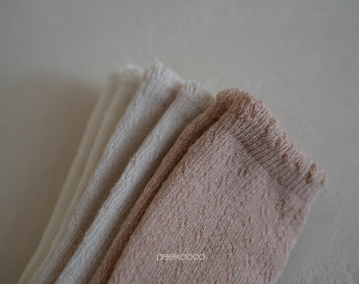PEEKABOO 韓國正品 | PP25211 Flower Knee Socks Set of 3