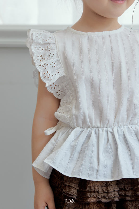 韓國童裝 26夏| RO18 Shabang Wing Blouse (90-120cm)